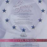 Certifikát o Silver Avard EF 2002 for the Village Teleci