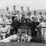 První foto hasičského sboru z r.1911 - při 25. výročí založení sboru